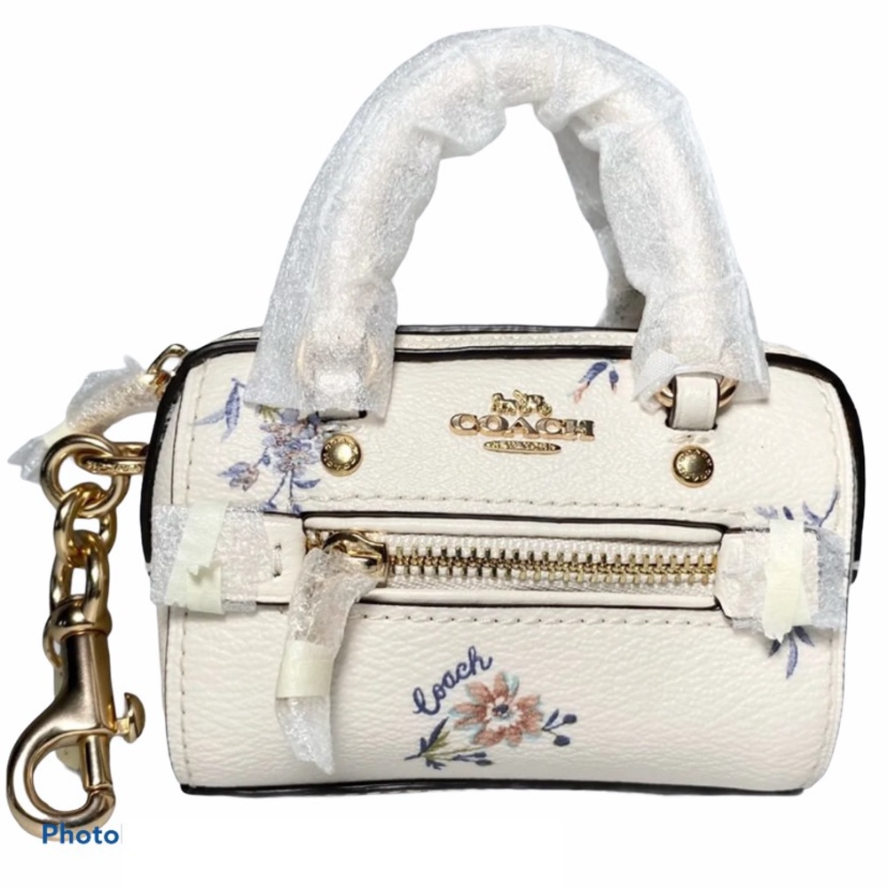 Coach Mini Rowan Satchel Bag Charm Dandelion - Picture 2 of 12